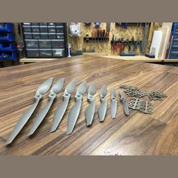 4pcs 4.75x4.75/5x5/6x4/6x5.5/7x5/7x6/8x4/8x6 Nylon glass fiber electric propeller RC Model Replace APC