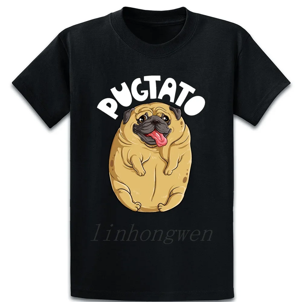 

Pugtato Pug Potato T Shirt Dog Lovers Funny Meme T Shirt Natural Interesting Over Size 5XL Designer Humor Costume Cotton T-Shirt