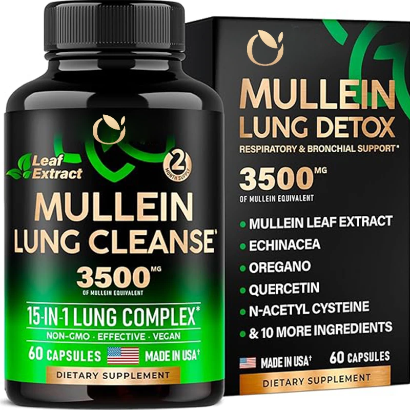 Mullein Leaf Extract - Echinochloa Purpurea | Oriole | Quercetin | NAC-60 Vegetarian Capsules