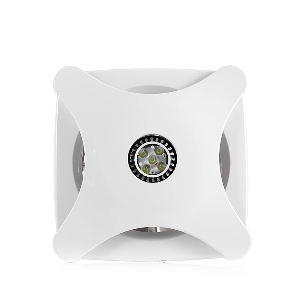 

Elegant Design 28W Bathroom Ceiling Ventilation Fan with LED Light Effective Air Ventilation for Bath and Toilet