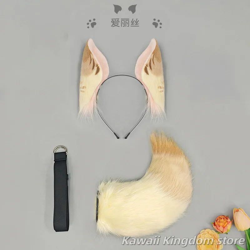 

Zenless Zone Zero Alice Thymefield Animal Ears Accessories Cosplay Prop Headwear Hairband Hairpin Anime Cosplay Halloween
