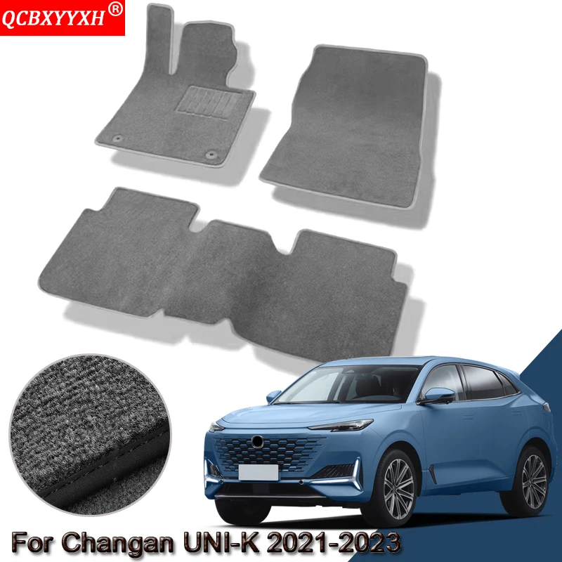 Custom Car Floor Mats For Changan UNI-K UNIK 2021-2023 Waterproof Non-Slip Floor Mats Internal Protection Carpets Rugs Accessory