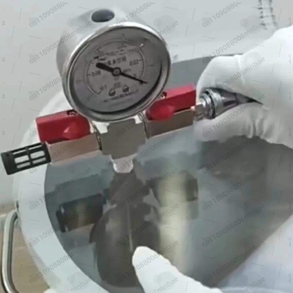 

6L Deaeration Bucket Vacuum Filling Equipment Vacuum Defoaming Tank Barrel Stainless Steel