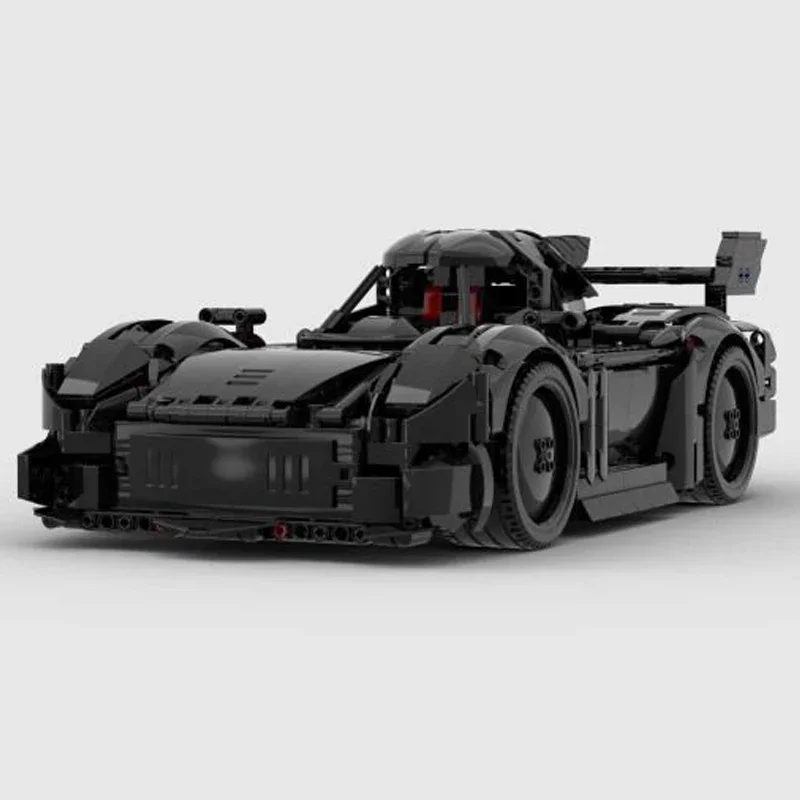 Tijolos técnicos moc supercar modelo velocidade campeão gt blocos de construção modulares presentes brinquedos para crianças conjuntos diy montagem