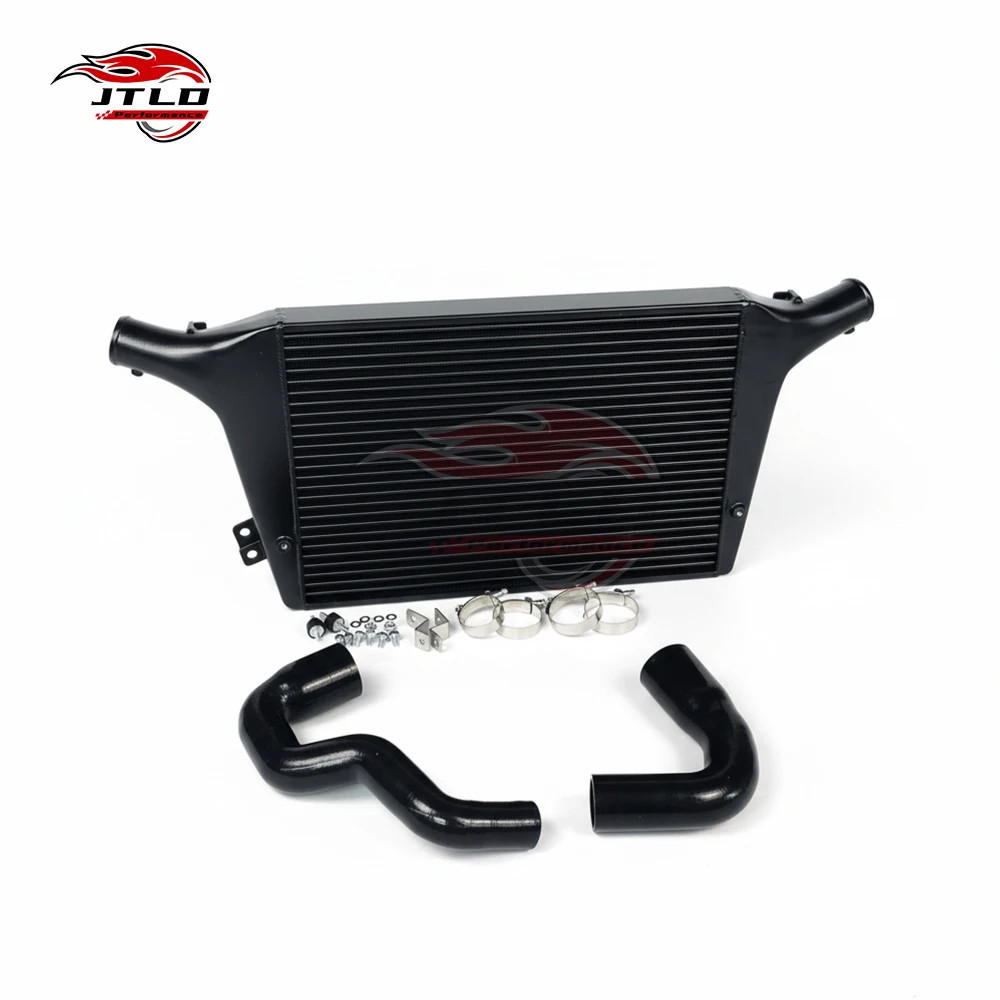 JT-PC12 Competition Aluminum Intercooler For Audi A4 B8.5 Sedan Avant Allroad 2.0 TDI More Volume TIG Welded Cast End Tanks