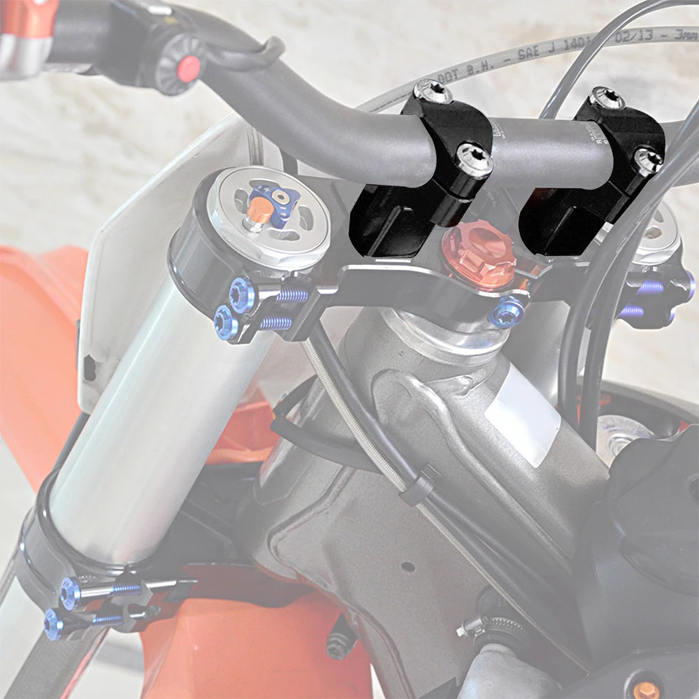 KTM 1290 için süper macera R S 2018-2023 52mm gidon kelepçe yükselticiler Bar dağı kelepçe KTM 790 890 için macera R 2021-2023