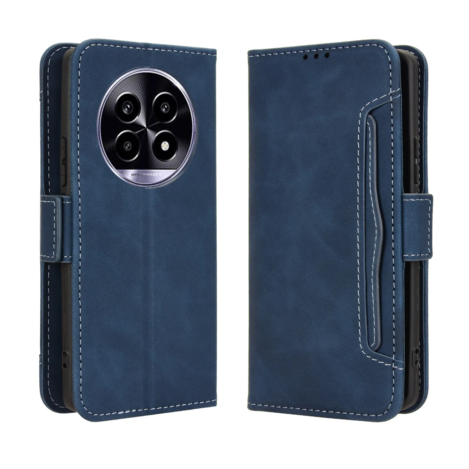 Flip leather Magnetic attraction wallet protective cover For Realme 13 Pro Plus 6.7