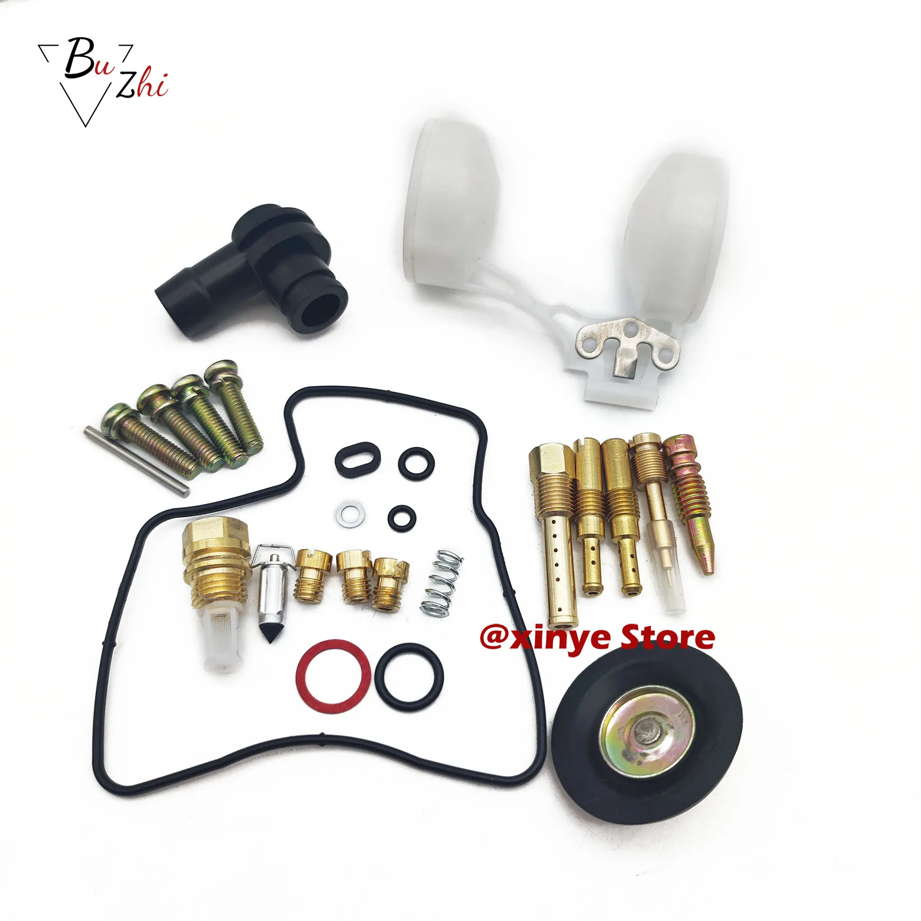 Carburetor repair kit needle valve gasket air screw with float for Honda VLX400 VLX600 XLX Steed 400 600 NV400CC