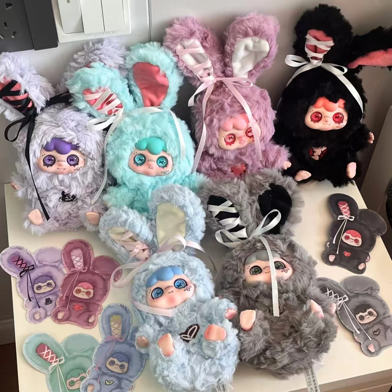 

For Blind Box Enthusiast Hot Cub'S Rebellious Little Universe Bag Hanging Vinyl Doll Rabbit Doll Keychain Kawaii Model Gift Toy