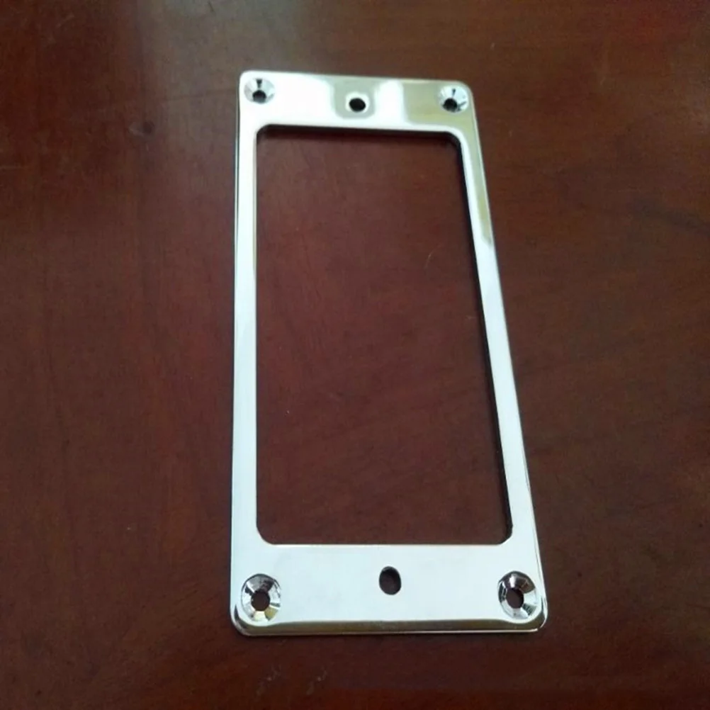 

1pcs Durable Metal Humbucker Pickup Mounting Rings Frame Mounting Ring Flat Base Pickup Frame (Silver)