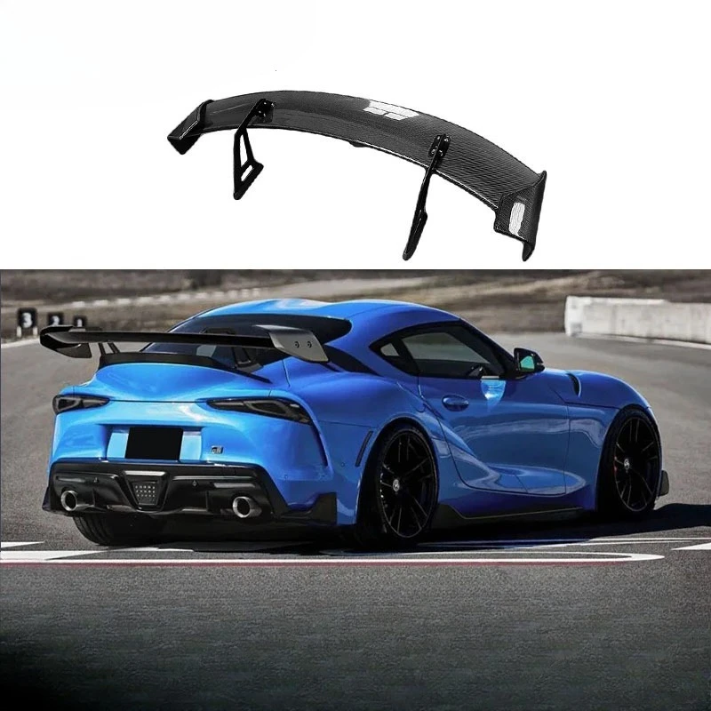 

Suitable For Toyota SUPRA A90 A91 Carbon Fiber Rear Wing Bull Demon King Modified Fixed Wind Wing Decorative Spoiler