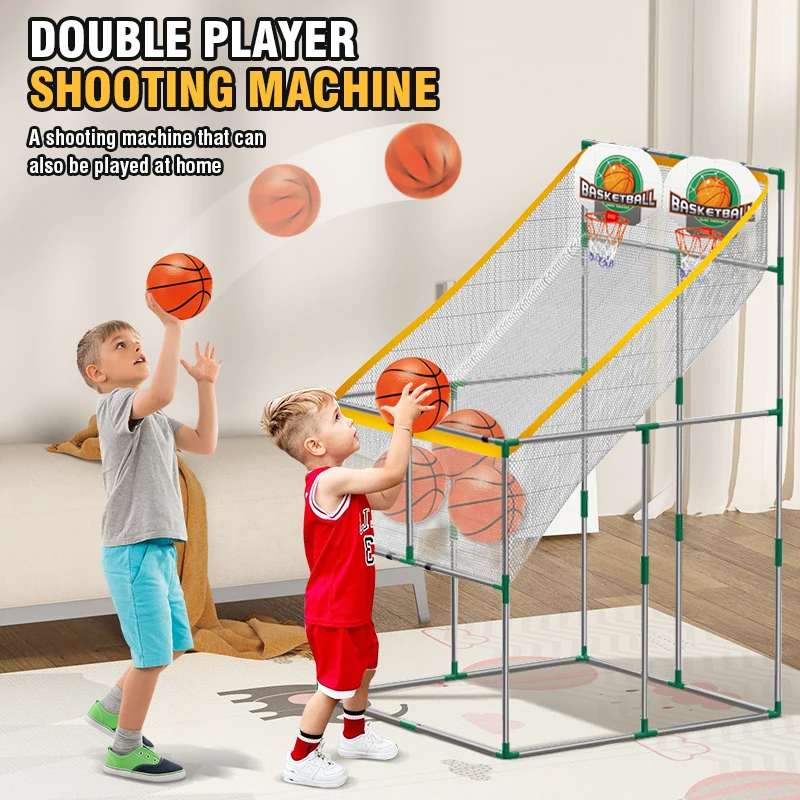 آلة إطلاق النار على لوحة كرة السلة، بدلة رماية رياضية تفاعلية بين الوالدين والطفل، ألعاب ألعاب مزدوجة للأطفال
