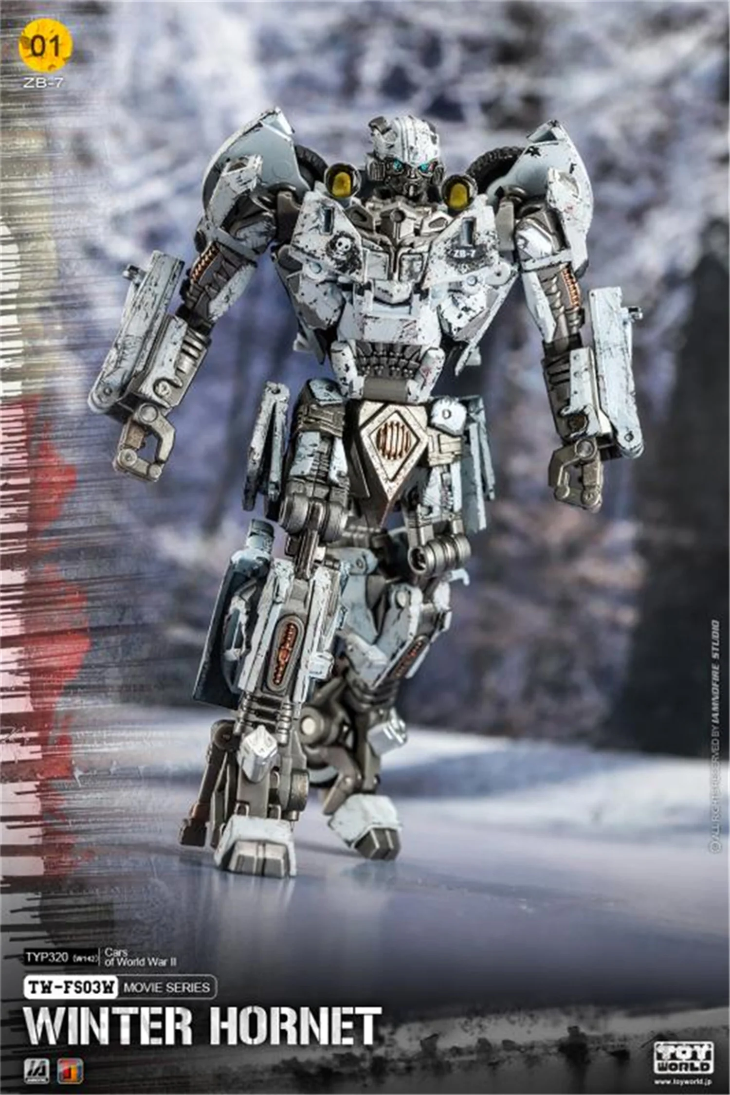 NEW Transformation Toyworld TW-FS03W TWFS03W Winter Snow Wasp G1 Action Figure With Box