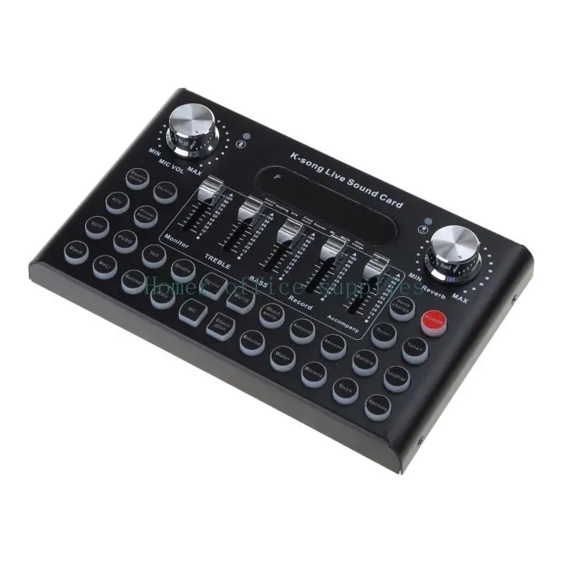 Dispositivo efectos sonido mezclador cambiador voz K43B compatible con //Box/Computadora/Teléfono/para