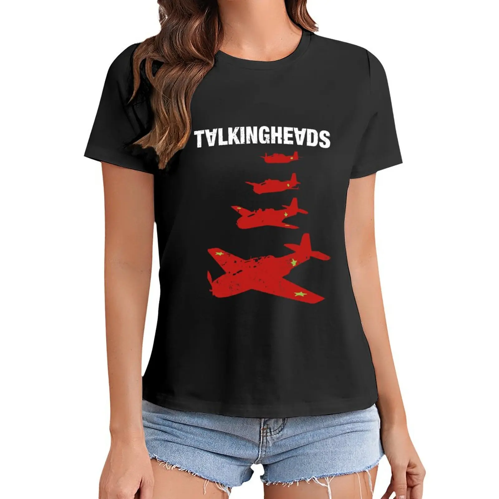 

Talking Heads - Remain in Light T-Shirt animal prinfor female Woman clothes