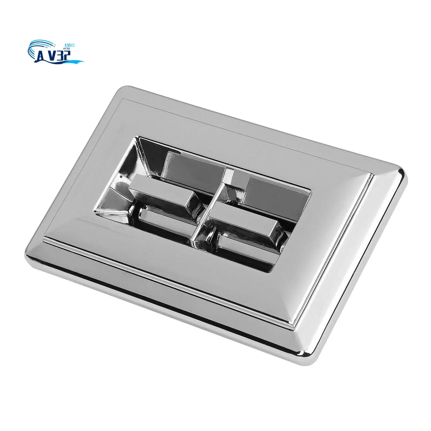 

AV32-Master Power Door Window Switch Driver Side For 78-91 Pickup Truck GM GMC OLDSMOBILE PONTIAC Chrome 2 Button