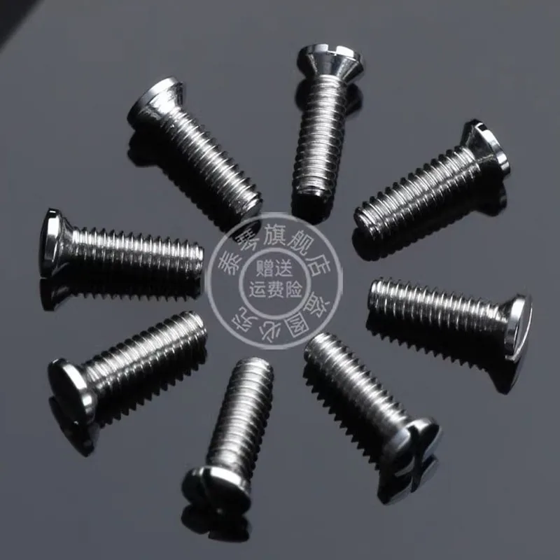 Per viti per orologi Cartier Santos Viti anteriori quadrante Santos100 e viti per coperchio inferiore Parti di riparazione per orologi da uomo e da donna