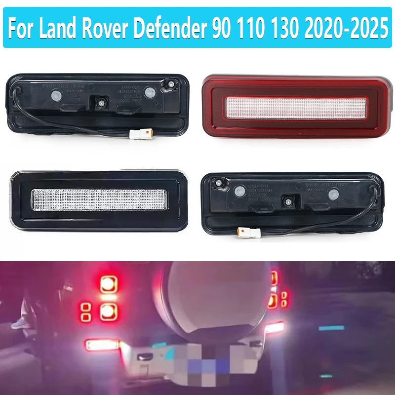 For Land Rover Defender 90 110 130 2020-2025 Car LED Rear Signal Reverse Lamp Car Rear Bumper Reverse Lights Backup Light Bulb