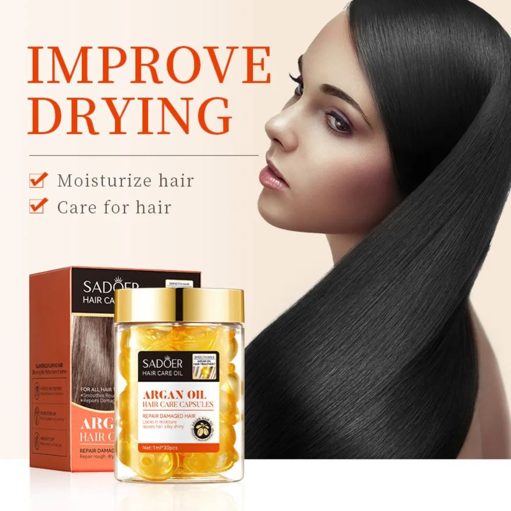 Vitamin Hair Care Oil Capsule Fast Restore Deep Moisturizer Hair Essential Oil Repair Hair Prevent Hair Breakage