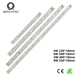 10pcs LED Tube Ceiling Light Module Source 4W 6W 8W Three Color 2835 LED Bar Lights Ceiling Lamp For Retrofiting  Old LED Tube