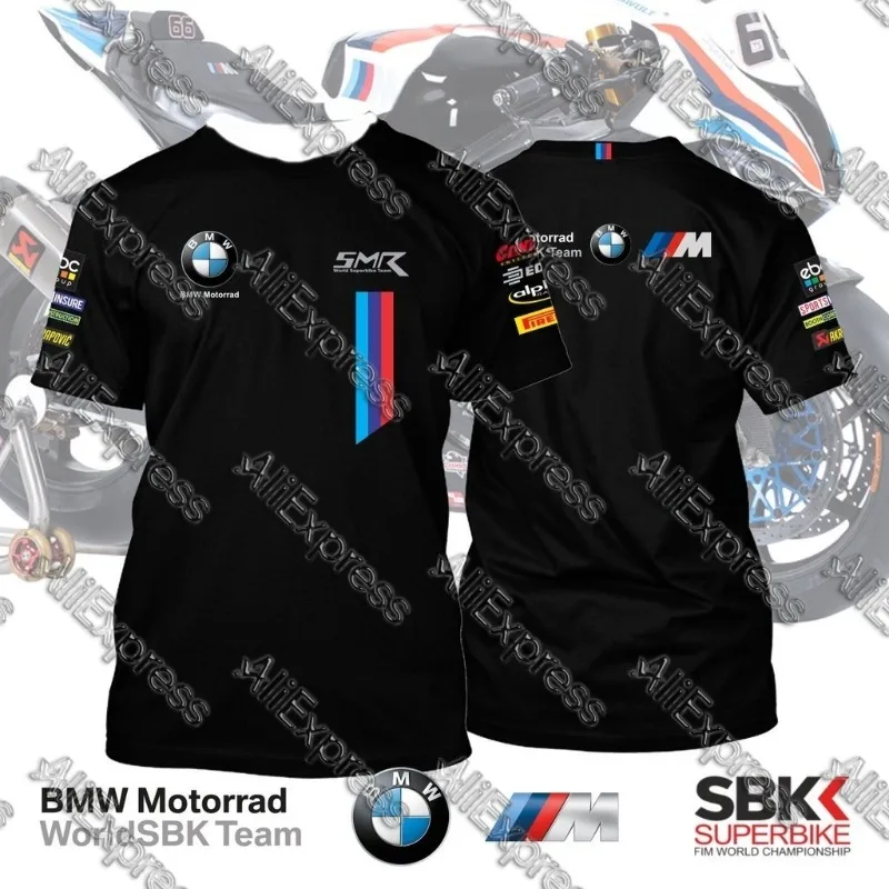 

25/26 Summer New BMW Hot Motorcycle Racing Suit Top Comfortable And Breathable Tee Daily Motorcycle Riding Enthusiasts Jersey