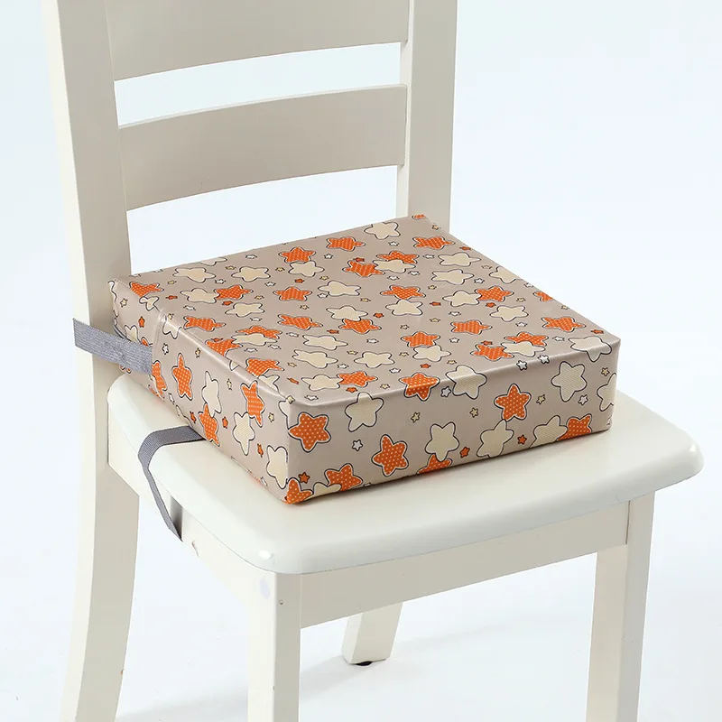 子供用ハイチェアブースタークッション正方形防水シートパッド取り外し簡単洗濯可能学生用子供用ベビー授乳椅子
