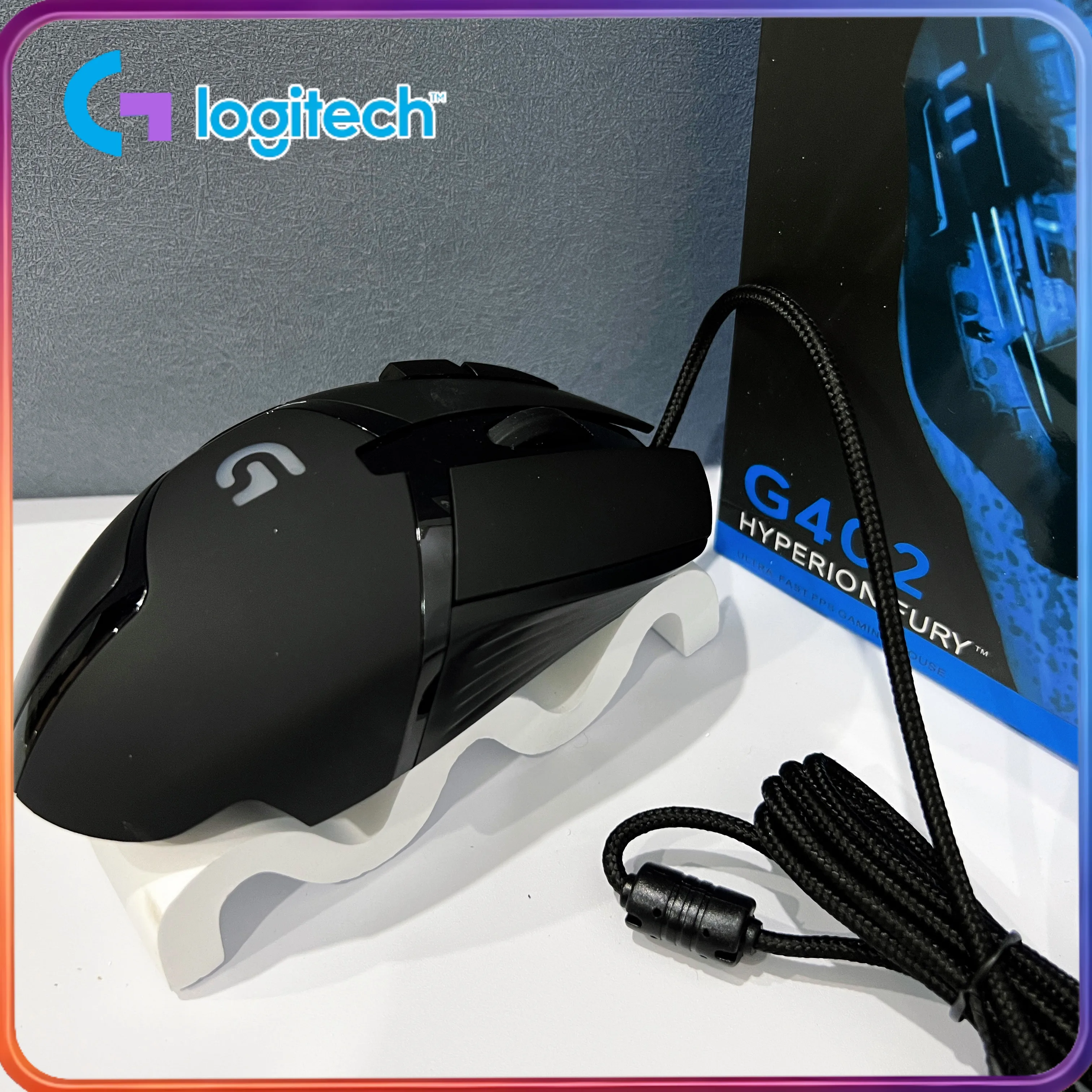 

[В наличии, быстрая доставка] Игровая мышь Logitech G402 проводная, с подсветкой и высокой скоростью отклика ​ ​ Трекинг, 4000 DPI