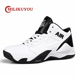 Zapatillas de correr de marca para hombre, zapatos de baloncesto de entrenamiento, antideslizantes, para exteriores, blancos, de alta calidad, Unisex, talla 48, 2024