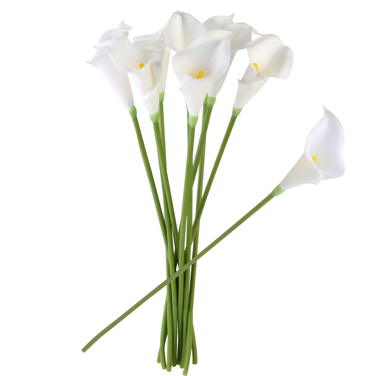 

10pcs Flowers Bouquets Real Touch PU Material Wedding Bridal Party Home Decor 35cm 5cm Lifelike Waterproof