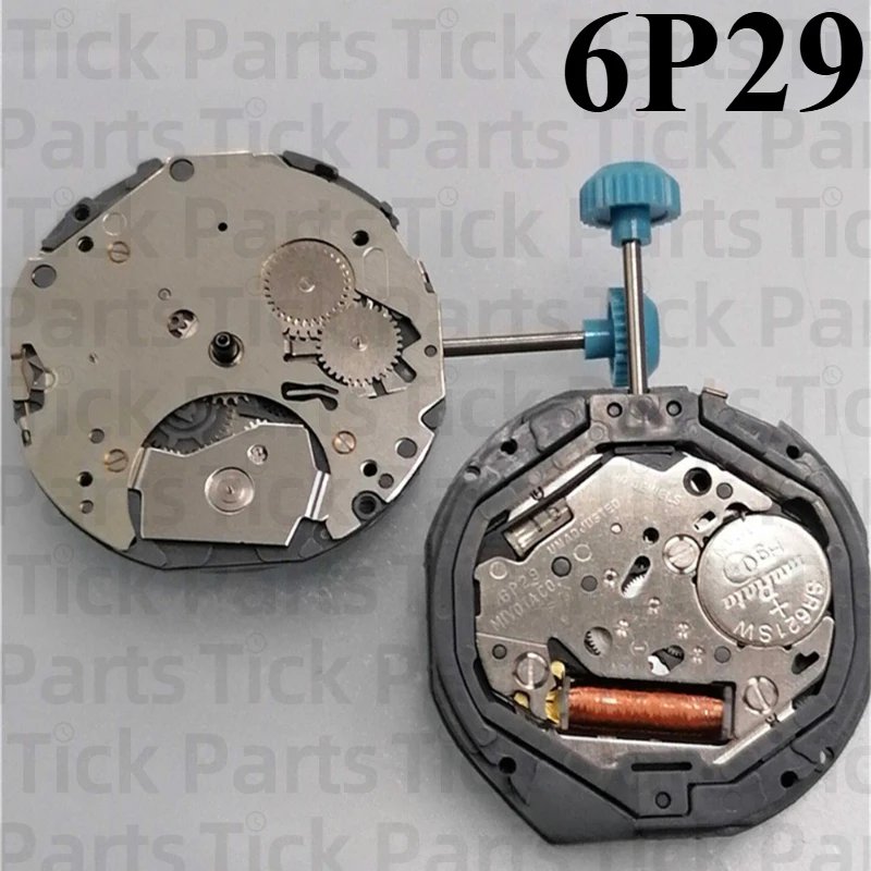 Japan MIYOTA 6P29 Movement 3/6/9 Small Second Quartz Movement Watch Movement Parts