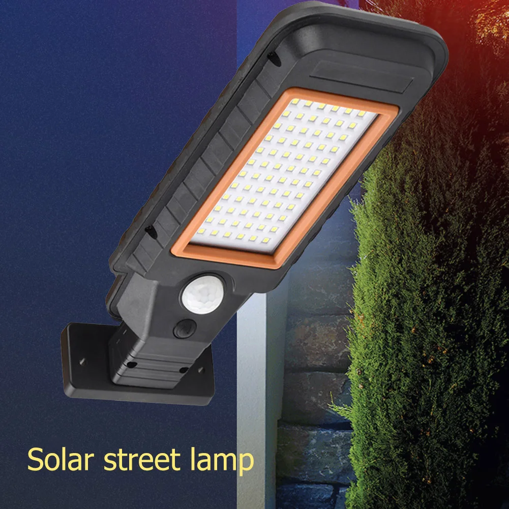 Outdoor Solar Wall Light Human Body Induction LED Solar Lamp Waterproof Security Lighting Lamp COB Garden Street Lamp