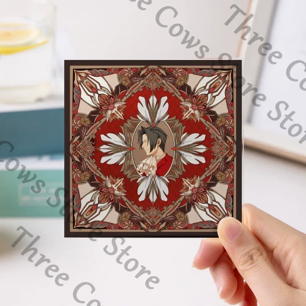 Sous-verre en acrylique de dessin animé Anime Ace Attorney Miles Edgeworth Franziska Von Karma Phoenix Wright Maya Fey Cosplay, cadeau pour les fans