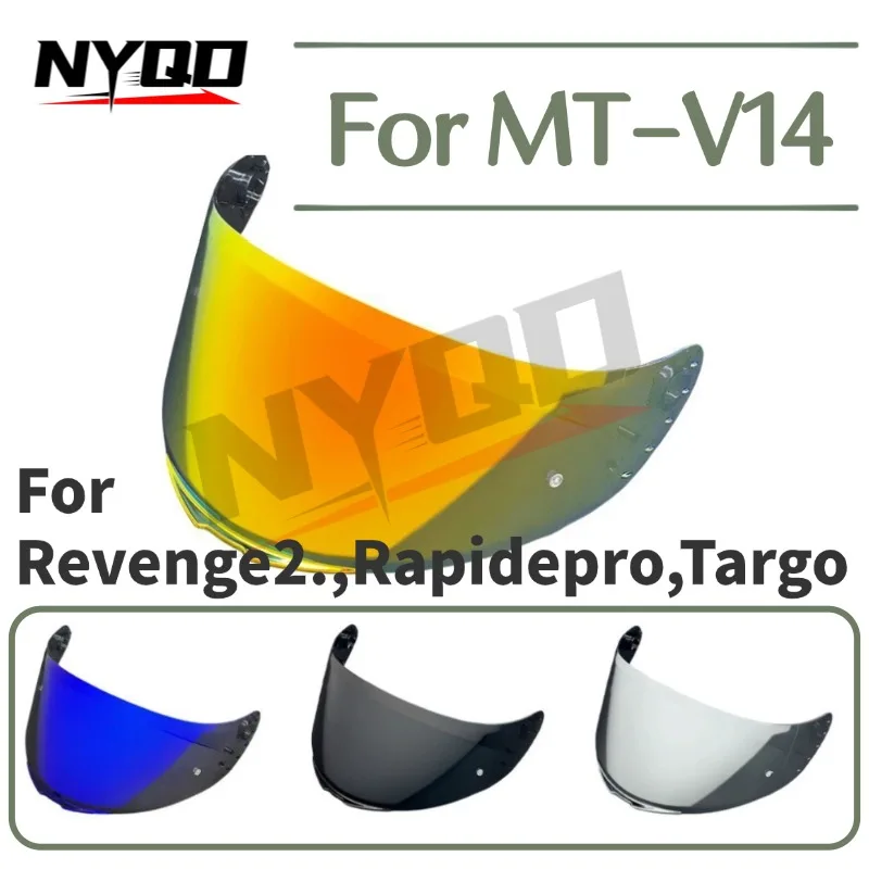 

For MT-V14 Revenge2 Rapidepro Targo Helmet Lens Anti-Scratch Motorcycle Helmet Accessories