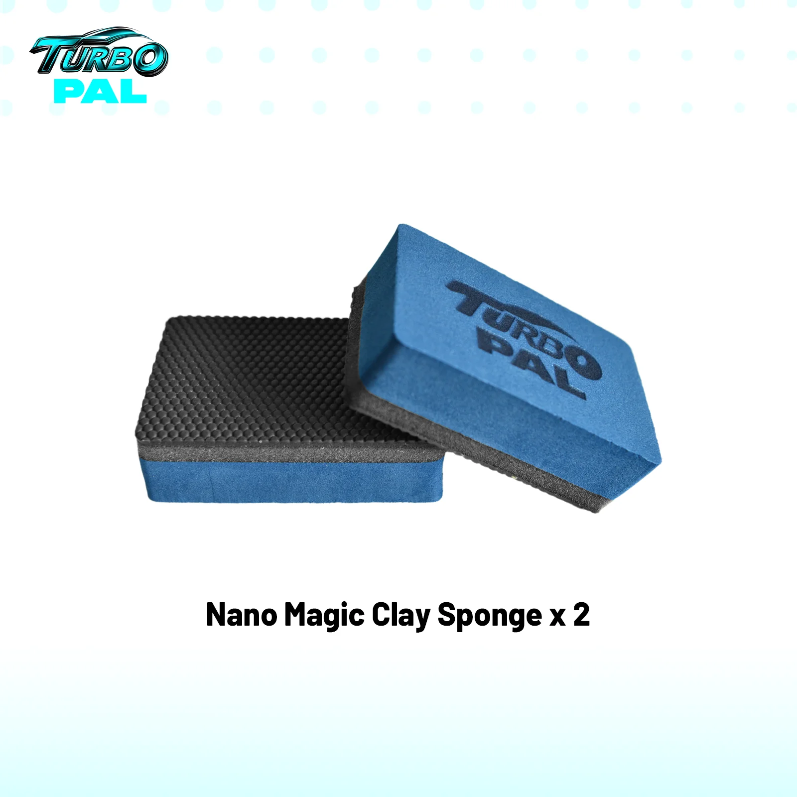 TURBOPAL 2pcs Professional Clay Sponge