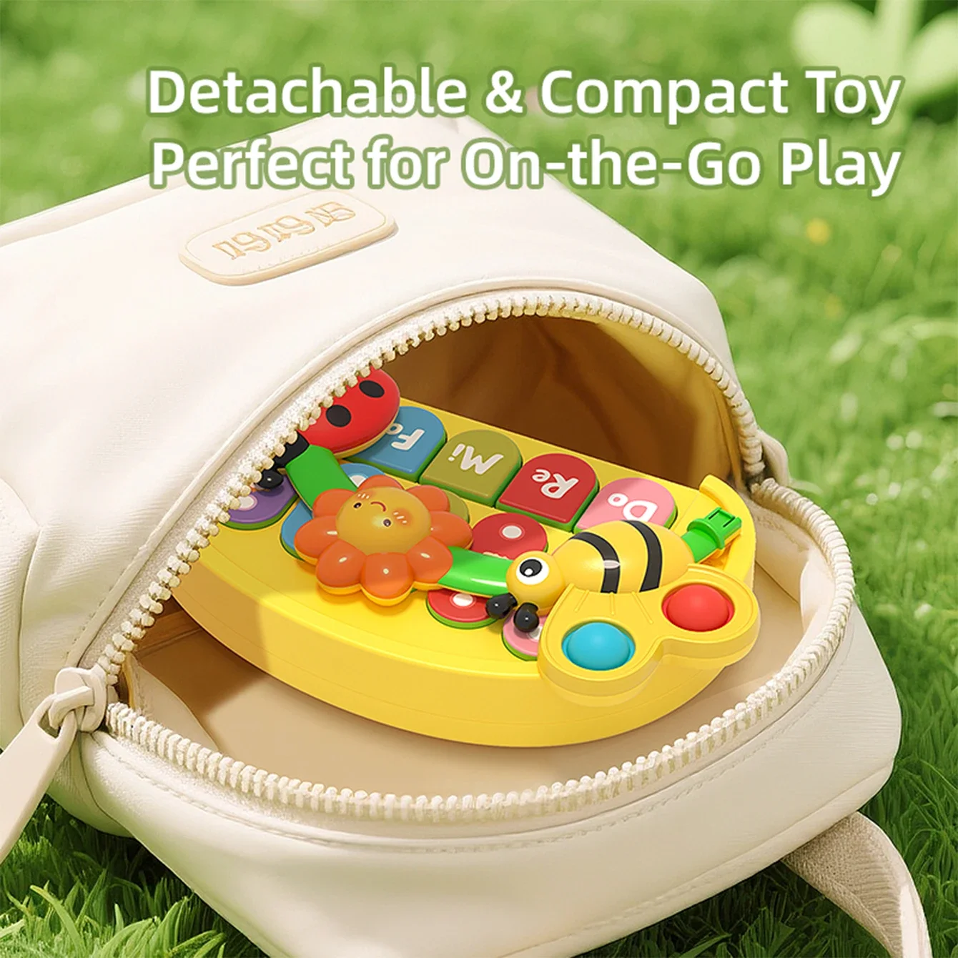 Instrument de musique d'insecte coloré pour enfants, jouets de Piano électronique intelligents pour l'éducation précoce des enfants pour garçons et filles