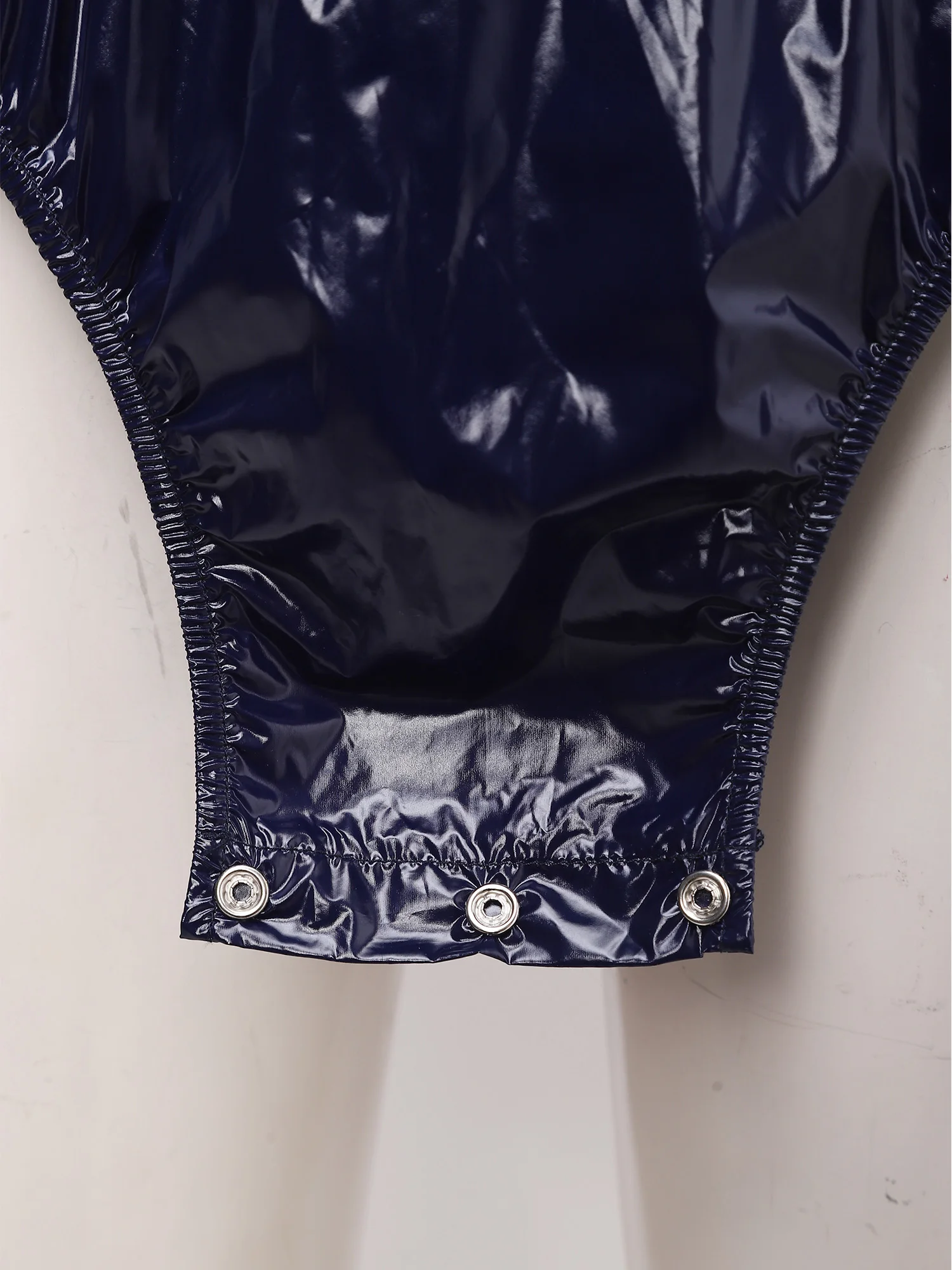 Womens Waterproof Adaptive Jumpsuit Leakproof Diaper Cover Short Sleeve Button Crotch Bodysuit Incontinence Underwear Rompers