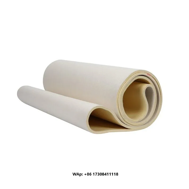 Custom Nomex Fabric Blanket High Temp Resistant Endless Felt Blanket for Rotary Roller Heat Press Sublimation Calender Machine