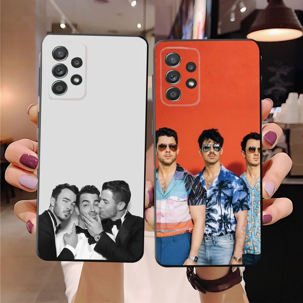 J-Jonas Band B-Brothers Phone Case For SamsungS24,23,22,21,S20 Ultra Pro 10,S30Plus,S9,20lite Ultra Black Cover