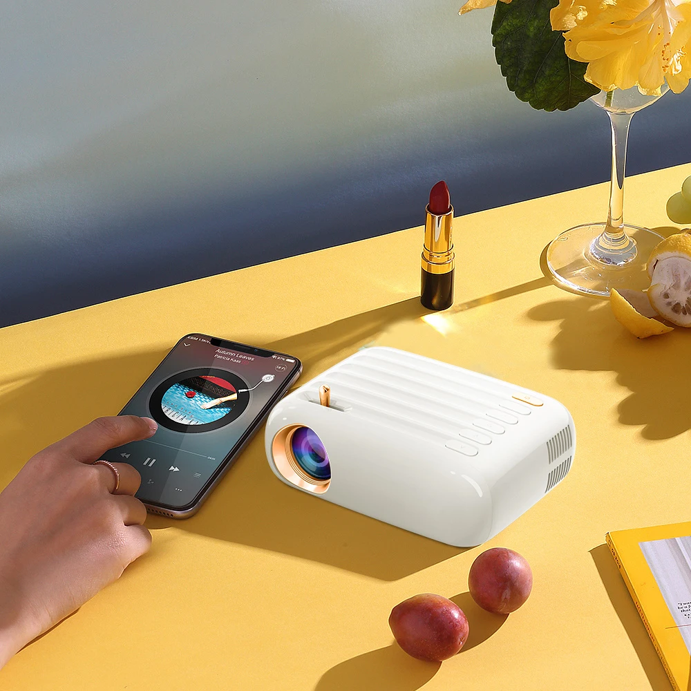 Everycom SKY-T3W Mini proyector Android 9,0 para cine en casa soporte portátil reproductor de vídeo multimedia 1080P proyector LED inteligente