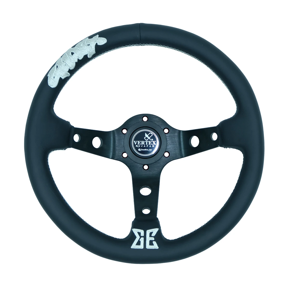 

Руль для гоночных игр GHOST 13 дюймов (320 мм), кожаный, с глубоким вогнутым профилем, модифицированный