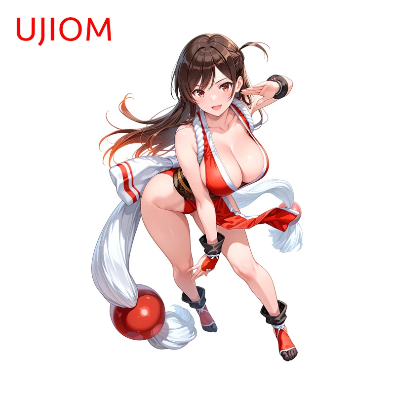 UJIOM Chizuru Mizuhara مغر Waifu كبير الثدي الجدار ملصق فني حيوي جذاب ملصق مناسب لديكور خزانة الملابس #3