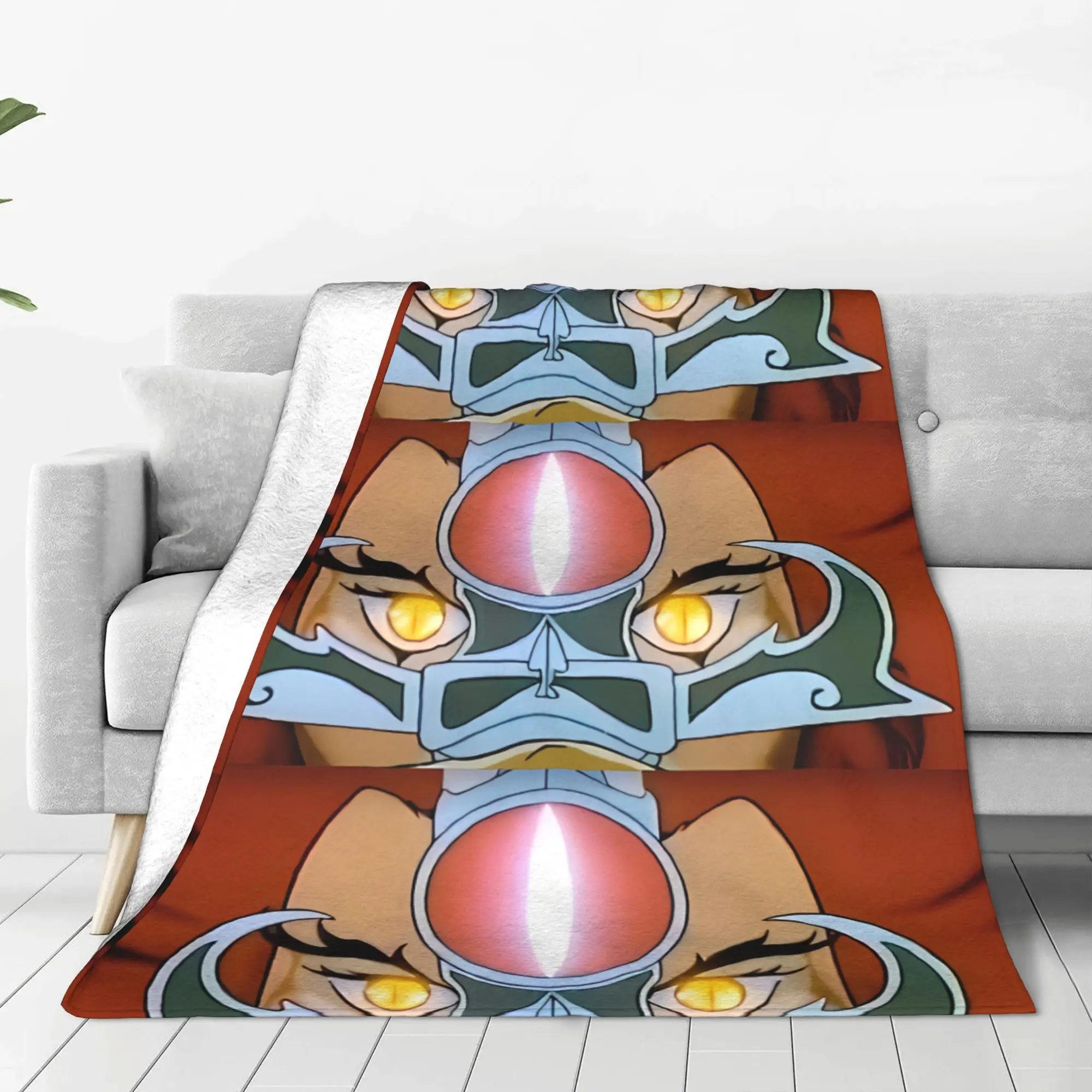1PC Home Cute Room Decor Lion O Blanket Throw Blanket ThunderCats Novelty Warm Blanket All Season