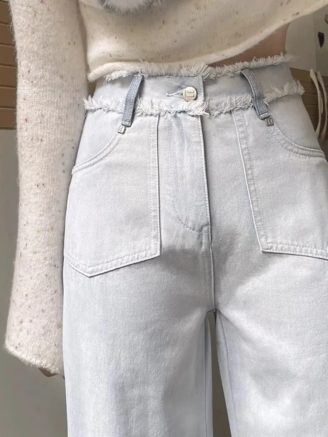 

Джинсы с низкой талией Y2K, женские джинсы в стиле вестерн, пастушка, американский стиль, ретро, винтажные, женские джинсовые, модные, удобные, с кисточками и бахромой, унисекс