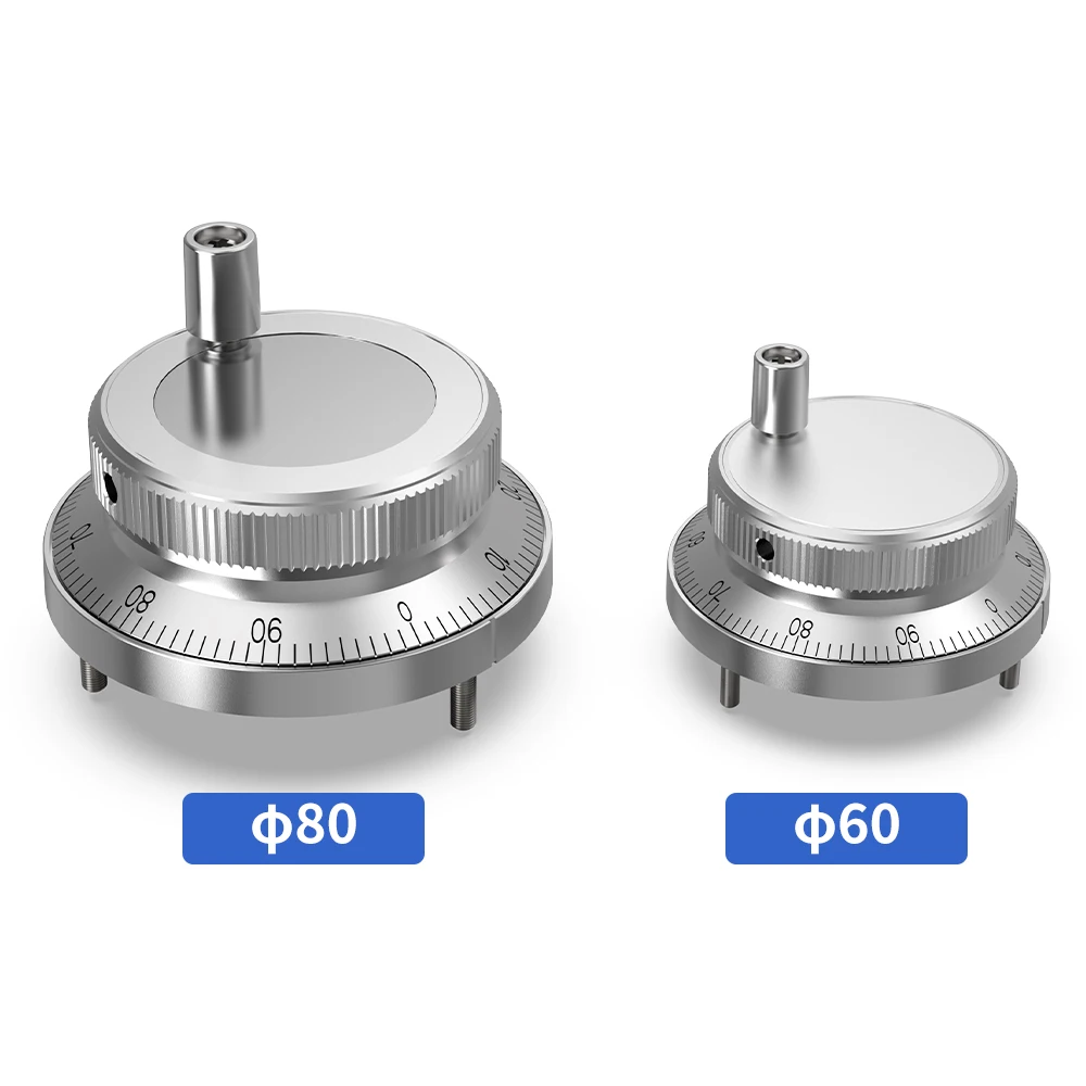 Imagem -05 - Roda de Mão Eletrônica Gerador de Pulso Manual Máquinas-ferramentas Cnc Codificador Rotativo 60 mm 80 mm