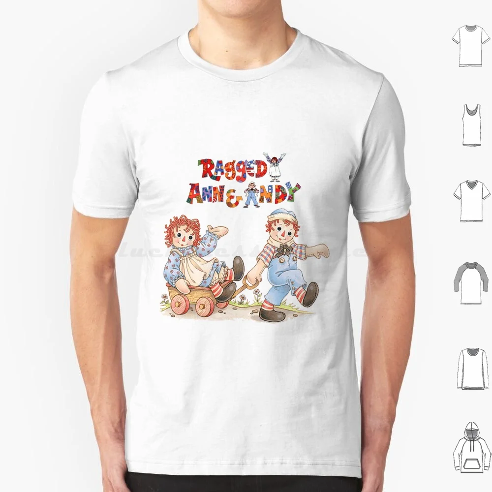

Raggedy Ann And Raggedy Andy T Shirt 6xl Cotton Cool Tee Raggedy Ann And Raggedy Andy Raggedy Ann And Andy Little Golden Book