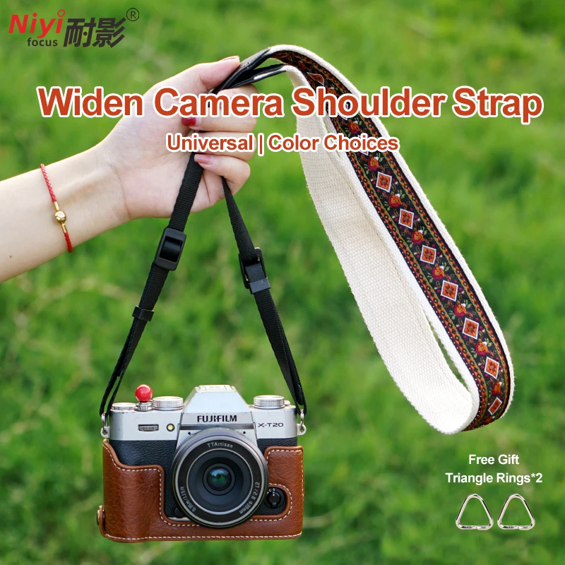 Camera Shoulder Strap Neck Strap Rope Universal Retro for sony fuji canon nikon xs10 a6400 xt50 r8 r9 zfc z8 z9 leica l m43 pk