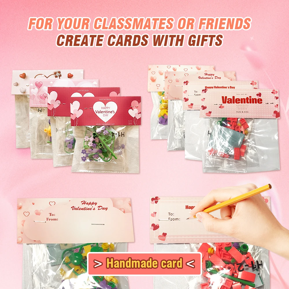 24 Packungen Blumenstrauß Baustein Ewiges Leben Blume DIY Modell Blöcke Blume Ziegel Valentinstag Geschenk Home Desktop Dekoration