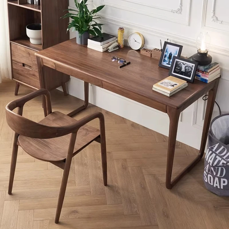 

Vintage Computer Office Table Space Saving Wooden Study Minimalist Office Table Modern Standing Schreibtisch Unique Furniture