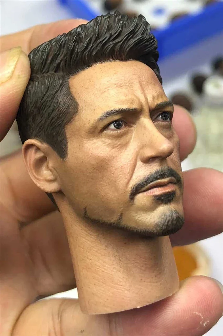 

Custom 1/6 Scale Tony Head Sculpt for 12inch Phicen JIAOUL Doll Action Figure Collection