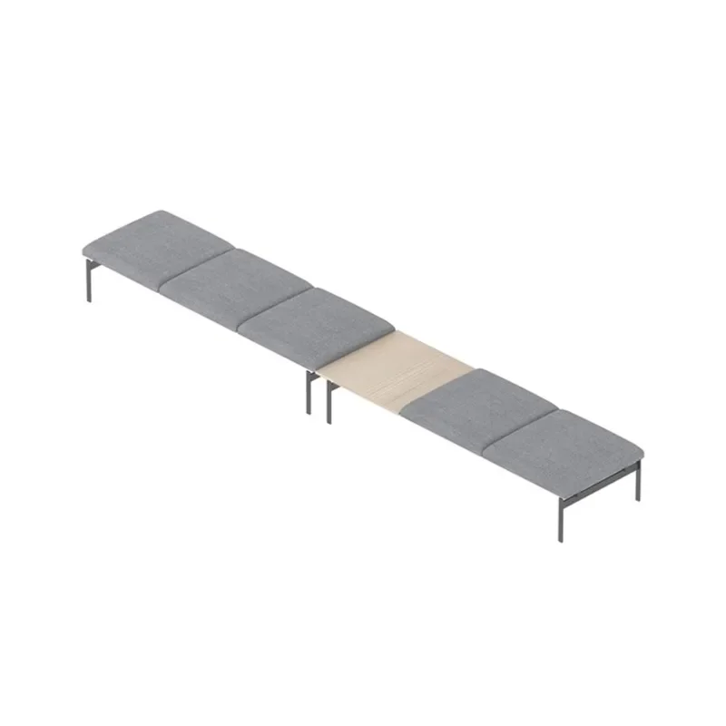 Modern Office Reception Room Fabric Sofa Chair Office Leather Goods Fabric Sofa Set Furniture Office Soft Stool